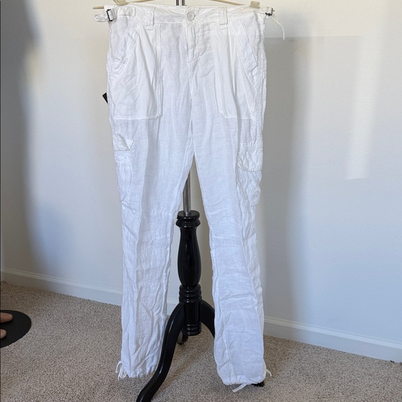 Liu Jo Pants - Woen cargo pants, white size 26 packets Lou.jo